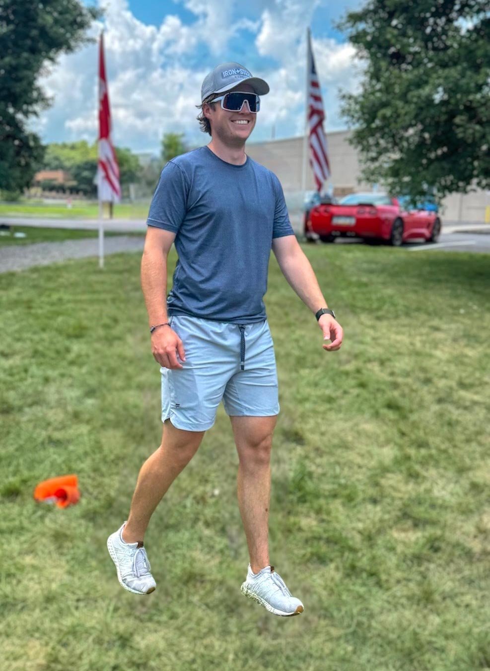 Landon Anderson playing goalie in the crease — Coach Utah founder story